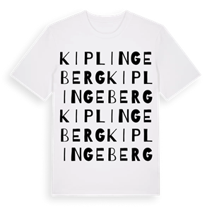 Kiplingeberg ordlek t-shirt – ekologisk bomull t-shirt från Pinshirt