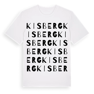 Kisberg ordlek t-shirt – ekologisk bomull t-shirt från Pinshirt