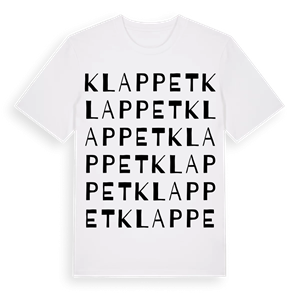 Klappet ordlek t-shirt – ekologisk bomull t-shirt från Pinshirt