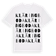 Kläringboda ordlek t-shirt