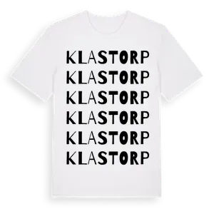Klastorp ordlek t-shirt – ekologisk bomull t-shirt från Pinshirt