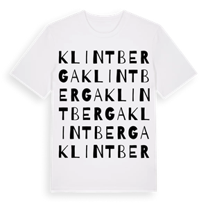 Klintberga ordlek t-shirt – ekologisk bomull t-shirt från Pinshirt