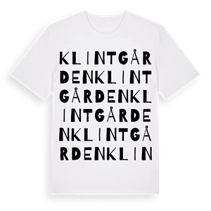 Klintgården ordlek t-shirt – ekologisk bomull t-shirt från Pinshirt