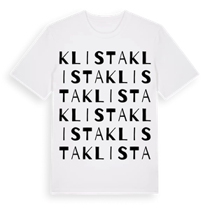 Klista ordlek t-shirt – ekologisk bomull t-shirt från Pinshirt