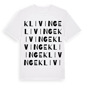 Klivinge ordlek t-shirt – ekologisk bomull t-shirt från Pinshirt