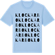 Blue Soul t-shirt med Klockarbo ordlek t-shirt