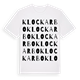 Klockarbo ordlek t-shirt