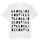 Klockarebostället ordlek t-shirt
