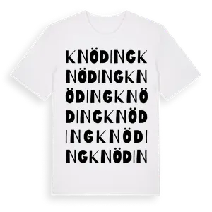 Knöding ordlek t-shirt – ekologisk bomull t-shirt från Pinshirt