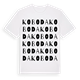 Koboda ordlek t-shirt