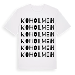 Koholmen ordlek t-shirt – ekologisk bomull t-shirt från Pinshirt