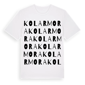 Kolarmora ordlek t-shirt – ekologisk bomull t-shirt från Pinshirt