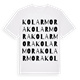 Kolarmora ordlek t-shirt