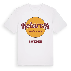 Kolarvik cirkel t-shirt – ekologisk bomull t-shirt från Pinshirt