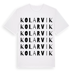 Kolarvik ordlek t-shirt – ekologisk bomull t-shirt från Pinshirt