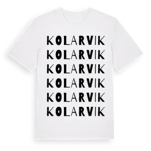 Kolarvik ordlek t-shirt – ekologisk bomull t-shirt från Pinshirt