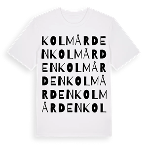 Kolmården ordlek t-shirt – ekologisk bomull t-shirt från Pinshirt