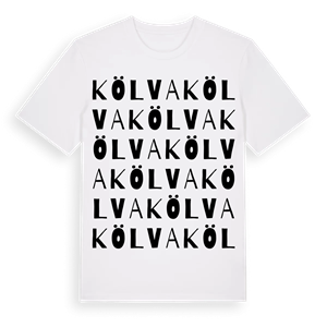 Kölva ordlek t-shirt – ekologisk bomull t-shirt från Pinshirt
