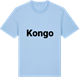 Blue Soul t-shirt med Kongo fetstil t-shirt