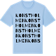 Blue Soul t-shirt med Konstholmen ordlek t-shirt