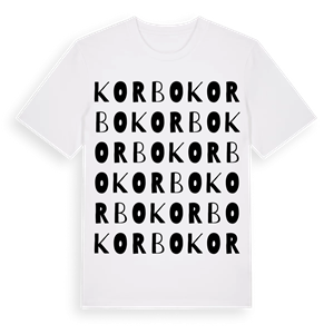 Korbo ordlek t-shirt – ekologisk bomull t-shirt från Pinshirt