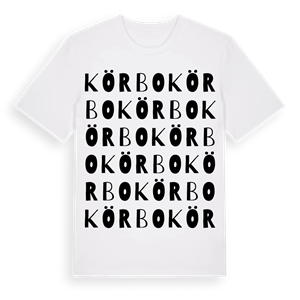 Körbo ordlek t-shirt – ekologisk bomull t-shirt från Pinshirt