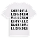 Korbovallen ordlek t-shirt