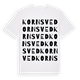 Kornsved ordlek t-shirt