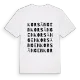 Korsängen ordlek t-shirt