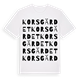 Korsgärdet ordlek t-shirt