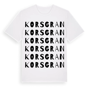 Korsgran ordlek t-shirt – ekologisk bomull t-shirt från Pinshirt