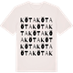 Vintage White t-shirt med Köta ordlek t-shirt