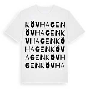 Kövhagen ordlek t-shirt – ekologisk bomull t-shirt från Pinshirt