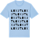 Blue Soul t-shirt med Koxut ordlek t-shirt