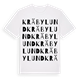Kräbylund ordlek t-shirt