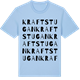 Blue Soul t-shirt med Kraftstugan ordlek t-shirt