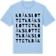 Blue Soul t-shirt med Kråkslottet ordlek t-shirt