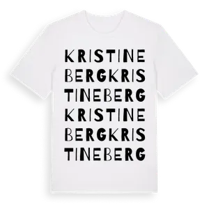 Kristineberg ordlek t-shirt – ekologisk bomull t-shirt från Pinshirt