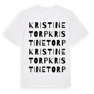 Kristinetorp ordlek t-shirt – ekologisk bomull t-shirt från Pinshirt