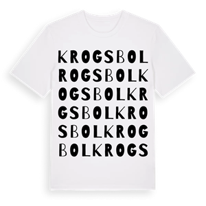 Krogsbol ordlek t-shirt – ekologisk bomull t-shirt från Pinshirt