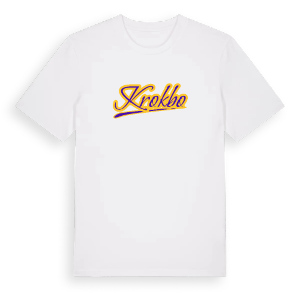 Krokbo baseball t-shirt – ekologisk bomull t-shirt från Pinshirt