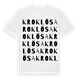 Kroklösa ordlek t-shirt