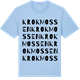 Blue Soul t-shirt med Krokmossen ordlek t-shirt