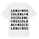 Krokmossen ordlek t-shirt