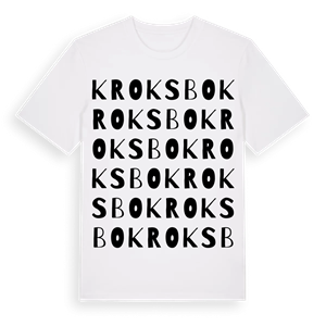 Kroksbo ordlek t-shirt – ekologisk bomull t-shirt från Pinshirt