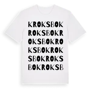 Kroksbo ordlek t-shirt – ekologisk bomull t-shirt från Pinshirt