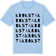 Blue Soul t-shirt med Kroksta ordlek t-shirt