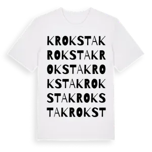 Kroksta ordlek t-shirt – ekologisk bomull t-shirt från Pinshirt