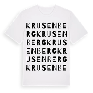 Krusenberg ordlek t-shirt – ekologisk bomull t-shirt från Pinshirt