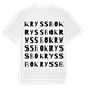 Kryssbo ordlek t-shirt
